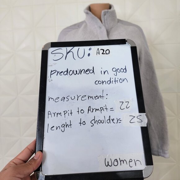 Lululemon Women's Heathered Ceramic Go Cozy Sherpa Fleece Basic Jacket Size 8 - Picture 11 of 11